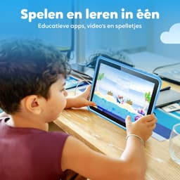 Spoused Kindertablet – 10.1 Inch – Kindertablet vanaf 3 jaar – 64GB – 4GB RAM– 6000 mAh Batterij - Incl. Beschermhoes & Ouder Control app – Blauw — thumbnail 3