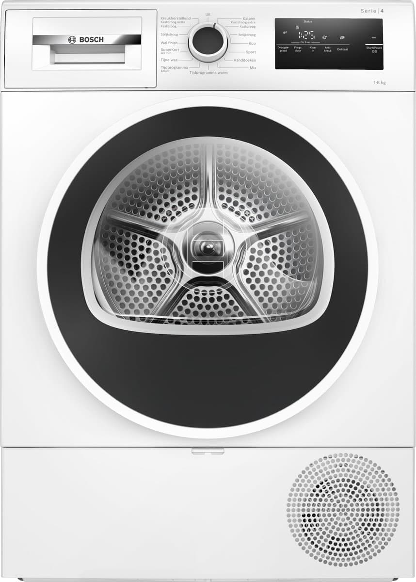 Bosch WTH8520ENL - Serie 4 - Wasdroger - Warmtepompdroger - 8 kg - Zeer stil - Auto Dry: droogt automatisch tot de gewenste droogtegraad - Easy Clean Filter: efficiënt drogen met eenvoudig onderhoud — afbeelding 1