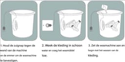 Mini Wasmachine - Draagbare Wasmachine met Centrifuge - Voor Klein Wasgoed — thumbnail 6