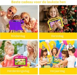 MKSS® Kindertablet Vanaf 3 Jaar - Tablet Kinderen - Kinderspeelgoed - Zwart — thumbnail 5