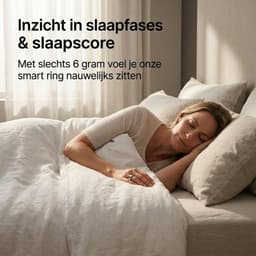 SyncGear Smart Ring - Slimme Ring voor Heren & Dames Met Oplaadcase – Menstruatiecyclus - Activity Tracker - SpO2 - Stappenteller - Hartslagmeter - Nederlandse App - Maat 7 (Europese Maat 54) - Kleur: Zwart — thumbnail 7