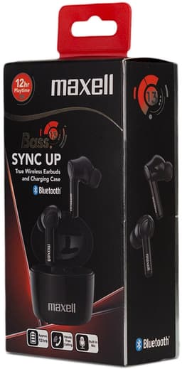 MAXELL BASS 13 SYNC UP Słuchawki Bluetooth czarne — thumbnail 3