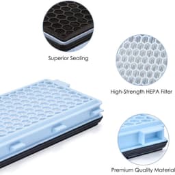 2 Stuks Actieve HEPA Filter Set geschikt voor Miele GN Hyclean 3D/S8340/AH50/C1/C2/C3/S6/S8 - Vervangbaar - Stofzuiger onderdelen — thumbnail 13