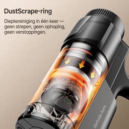 UWANT V600 Steelstofzuiger met Dweilfunctie - Draadloze Stofzuiger zonder Zak - Zelfreinigend Dweilsysteem - 32kPa Zuigkracht - Elektrische Dweil — thumbnail 4