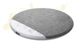 Slaapsprekers - kussenspeaker - Slaapgeluidsspeaker - muziek bij het kussen - timer voor uitschakelen - lichte muziek - witte ruis - Bluetooth - verbinding - slaapondersteuner - speaker onder het kussen - geschikt voor rustige nachten - grijs — thumbnail 1