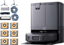 eufy X10 Pro Omni - Complete Robotstofzuiger met dweil en Vervangingssets - Robot Vacuum 8000 Pa zuigkracht - Tapijt detectie AI-obstakel vermijding - Wast en droogt de dwei - Automatisch legen en vullen — thumbnail 1