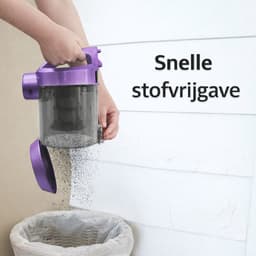 Stofzuiger Zonder Zak 1200W - inhoud 3,0 L - lichte stofzuiger voor tapijt en harde vloeren-Paars — thumbnail 6