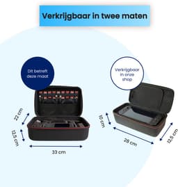 2BEFUN Case geschikt voor Nintendo Switch 2 - Incl. Screenprotector - Hoes - Beschermhoes - Opbergtas - Accessoires - Koffer - Zwart — thumbnail 5