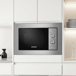 Heinner Inbouw Magnetron – 20 L – 800 W – 5 Vermogensniveaus – Ontdooifunctie – Mechanische Bediening – 35 Min Maximale Kooktijd – Zwart/Zilver — thumbnail 3