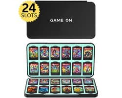 Xainy – Card case zwart geschikt voor Nintendo Switch of Switch 2 games | Switch-games opberghoes accessoires | Spellen game houder | Opberg travel box / opbergbox voor OLED / Lite consoles | Beschermhoes 24 game card slots