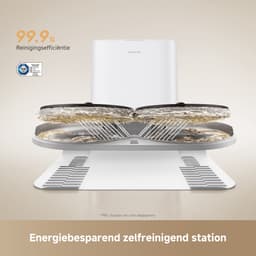 Dreame Robotstofzuiger L50s Pro Ultra - Robotstofzuiger met dweilfunctie - Automatisch Leegstation - 30.000 Pa zuigkracht - Geschikt voor huisdierharen - DryBoard - Wit — thumbnail 15