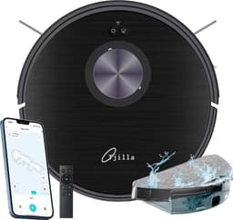 Tjilla C150 Robotstofzuiger met dweilfunctie - Nederlands product - Realtime mapping - Anti-klit borstel - Met laadstation - LDS Laser navigatie - Proefperiode 30 dagen - Huisdieren - Dweilrobot - Bediening met App - Met afstandsbediening - 11.500pa — thumbnail 1