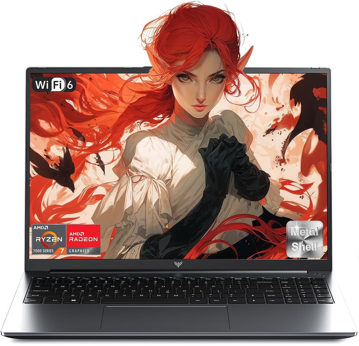 Acemagic - Gaming Laptop - 16 inch - AMD Ryzen 9 6900HX - Ryzen 680M - 512 GB SSD - 16 GB LPDDR5 RAM — afbeelding 1