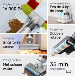 Dreame G10 Pro - 2-in-1 Nat- en Droog Steelstofzuiger met Dweilfunctie - 16.000 Pa Zuigkracht, 900 ml Watertank en Zelfreinigend Borstelsysteem — thumbnail 4