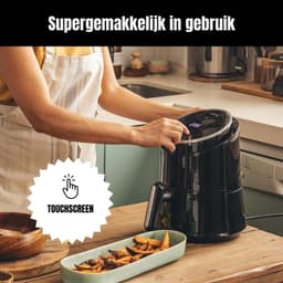 Aurixi® Mini airfryer - Airfryer - Airfryer klein - Wit - 30cm x 23cm x 31cm — thumbnail 6