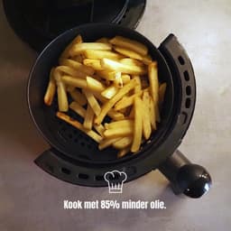 Aurixi® Mini airfryer - Airfryer - Airfryer klein - Wit - 30cm x 23cm x 31cm — thumbnail 7