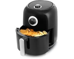 Emerio Airfryer - Heteluchtfriteuse - 3.2L - 1450W - Regelbare Thermostaat 80-200ºC - Timer functie 30 min - Cool Touch - Snelle Opwarmfunctie - AF-125770 Zwart