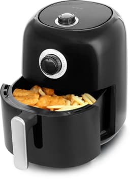 Emerio Airfryer - Heteluchtfriteuse - 3.2L - 1450W - Regelbare Thermostaat 80-200ºC - Timer functie 30 min - Cool Touch - Snelle Opwarmfunctie - AF-125770 Zwart — thumbnail 1