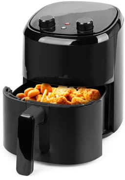 Emerio Heteluchtfiteuse 1000W - 2.2L - 140-200ºC - Cool touch - Timer - Eindsignaal - Snelle opwarmfunctie - Anti-slip - Anti-aanbak - AF-130646 Zwart — thumbnail 1