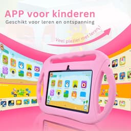 VH Supplies® Kindertablet - Peutertablet - Tablet voor Kinderen - 32GB - 7 inch - Roze — thumbnail 5