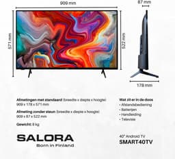 40 Inch Smart TV Full HD Android TV met HDR10 en Ingebouwde Chromecast Optie — thumbnail 7