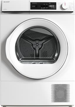 Sharp KDNA8S6WCBE - warmtepomp droger - energie label C - 15 programma's - LED trommelverlichting - links en rechts draaiend - wit — thumbnail 1