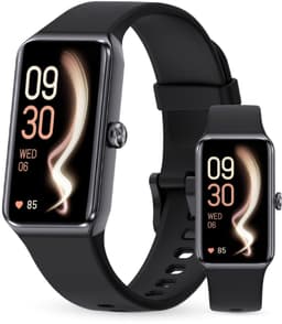 KIMO DIRECT Vela Activity Tracker - Stappenteller - Hartslagmeter - Sporthorloge - Smartwatch - Stappenteller Horloge - Zwart — thumbnail 1
