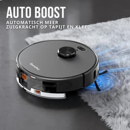 Teendow D65S MAX Robotstofzuiger met Dweilfunctie + Leegstation – 6000 Pa – LiDAR Laser Navigatie – tot 70 dagen automatisch legen – 220 min – App (Tuya) + Alexa/Google – Zwart — thumbnail 6