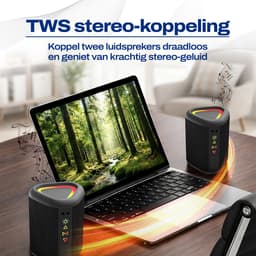 Artix Essentials - S1 - Bluetooth Speaker - Draadloze Speaker - IPX6 Waterdicht - 12 Uur Accu - RGB Verlichting — thumbnail 7