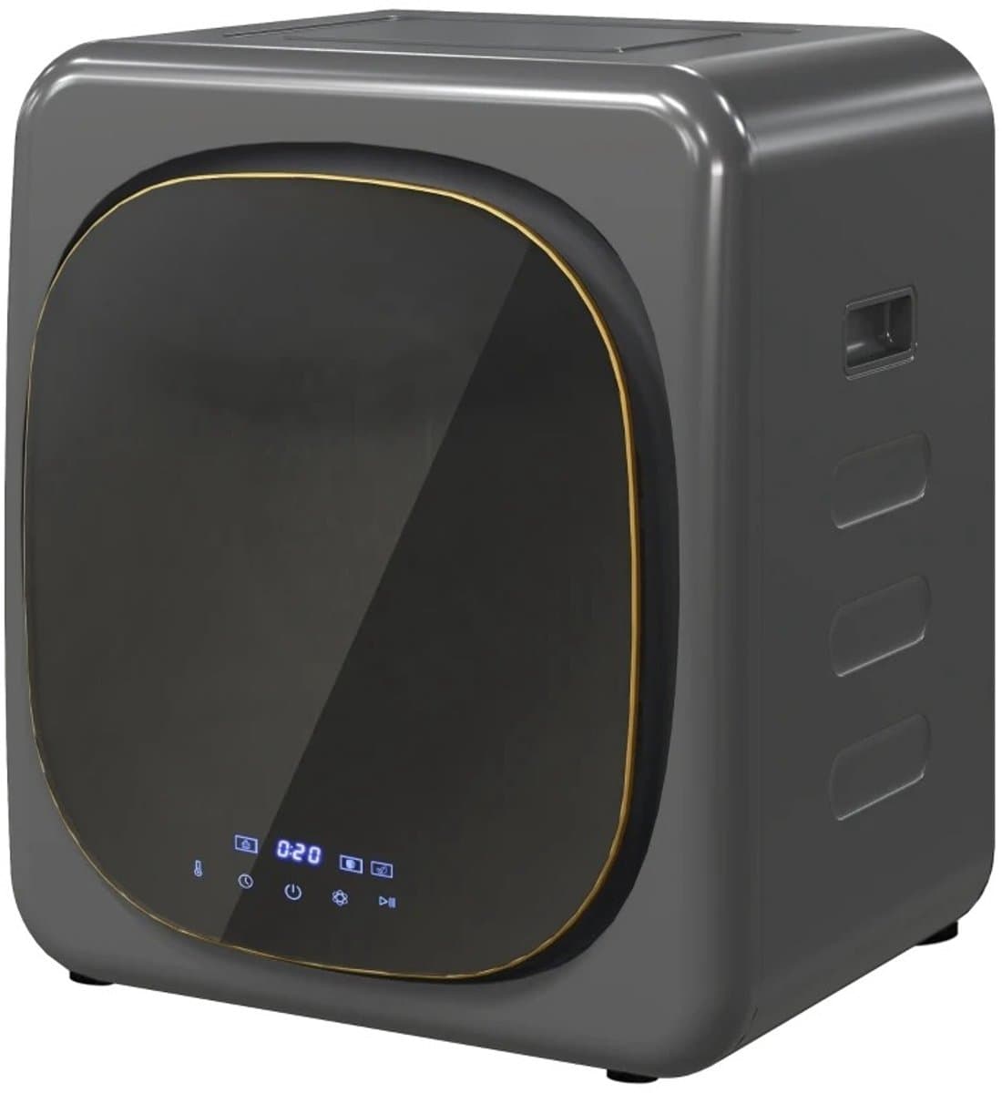 Rolu Mini Droger – Mini Wasdroger – Wasdroger 4 KG – 800W – 6 Programma’s - Tot 60°C – Kinderslot — afbeelding 1
