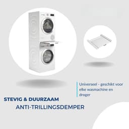 DnA® Tussenstuk Wasmachine Droger - Stapelkit - Tussenstuk Wasmachine en Droger - Tussenstuk Wasmachine Droger Zwart - Tussenstuk Wasmachine Droger Aeg - Wit - 54cm x 60cm x 8cm — thumbnail 9