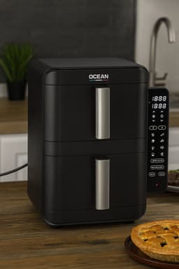 OCEAN OCAFK24902DN - Airfryer - Dubbele mand - 9L - 2400W — thumbnail 3