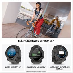 Garmin Instinct® 3 - Smartwatch - AMOLED - 50 mm - Bolt Blue - Limited edition — thumbnail 9