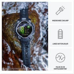 Garmin Instinct® 3 - Smartwatch - AMOLED - 50 mm - Bolt Blue - Limited edition — thumbnail 11