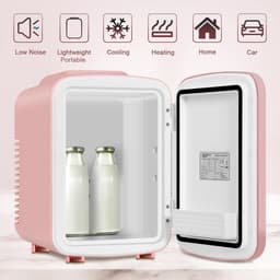 Skincare Fridge 4L - Organizer - Make up Koelkast - Beauty Fridge - Roze — thumbnail 7