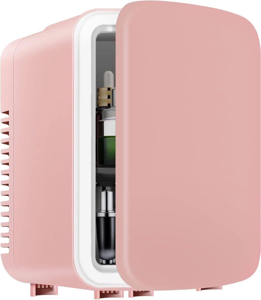 Skincare Fridge 4L - Organizer - Make up Koelkast - Beauty Fridge - Roze — afbeelding 1
