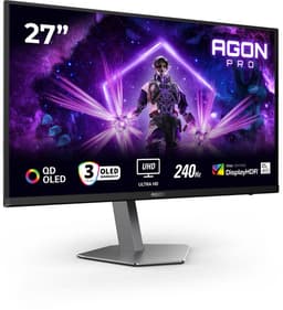 AOC AGON PRO AG276UZD - 4K QD-OLED Gaming Monitor - USB-C 65w - DisplayPort 2.1 - HDMI 2.1 - 240hz - 27 inch — thumbnail 8