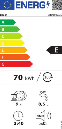 Bosch SRI4HKS53E - Serie 4 - Inbouw vaatwasser — thumbnail 2