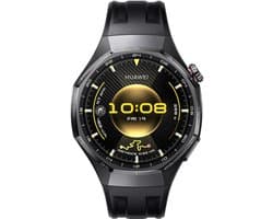 Huawei WATCH GT6 Pro 46mm Zwart | 21 dagen batterijduur – Nauwkeurige GPS & hartslagmeting – Innovatieve professionele fiets-tracking – Saffierglas & titanium behuizing – ECG – Compatibel met iOS & Android