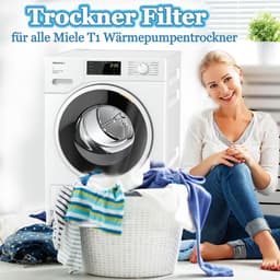 OIMG Set van 4 filters - geschikt voor Miele T1 wasdroger warmtepompdroger - 207 x 157 x 30 mm - Droger basisfilter - sponsfiltermat - condensdroger pluizenfilter schuimfilter spons - Pluisfilter voor condensdroger - Zwart — thumbnail 4