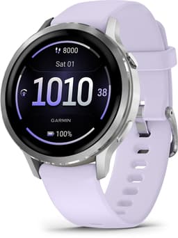 Garmin Venu 4 - Multisport smartwach - 41 mm - AMOLED - Zilverkleurig/Lila — thumbnail 1