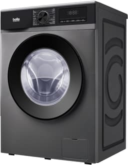Bella BWA9014.1G - Wasmachine - 9KG - Energielabel A - Stoomfunctie - 1400 toeren - 16 programma's - Donkergrijs — thumbnail 4