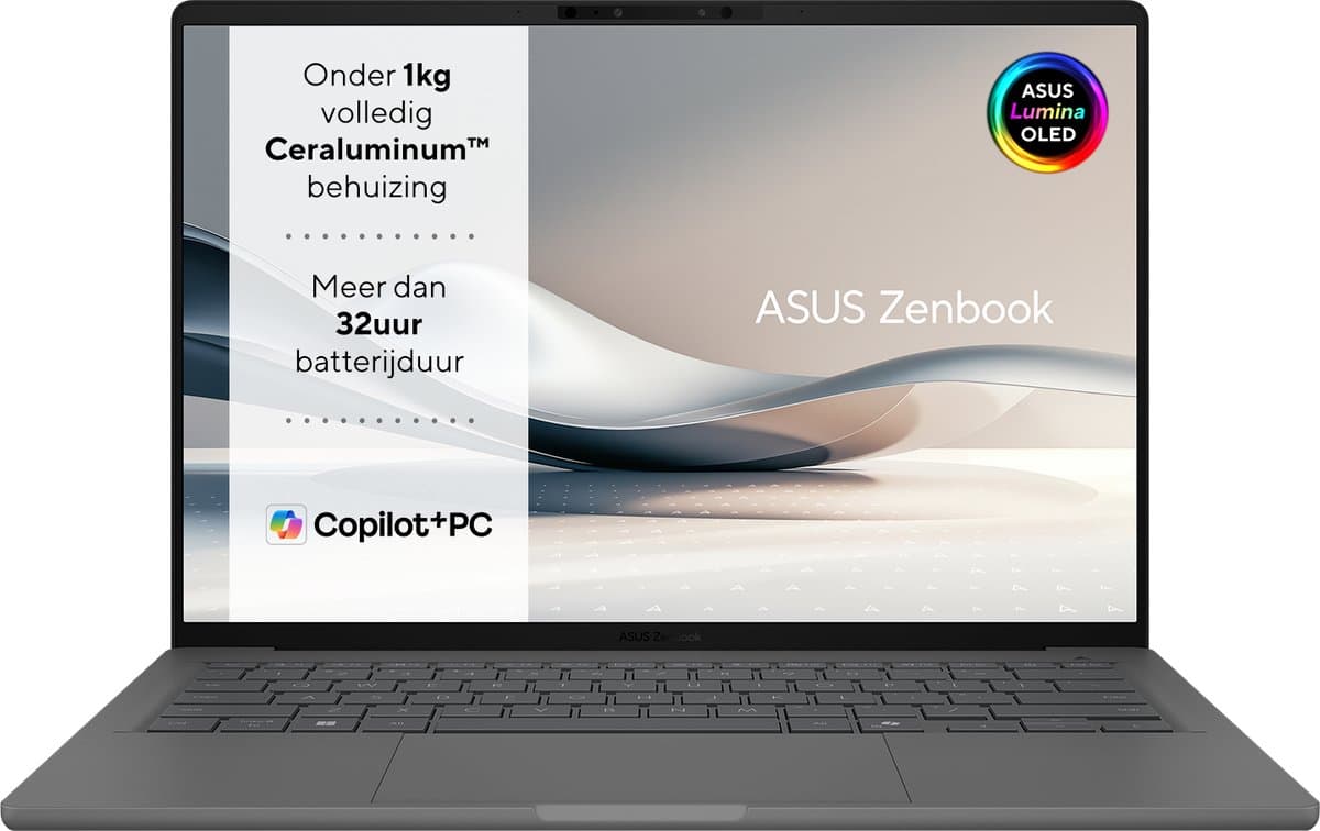 ASUS Zenbook A14 UX3407QA-QD220W - Copilot+ Laptop - 14 inch — afbeelding 1
