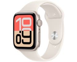Apple Watch SE 3 - Wifi - 44mm - Starlight Aluminium Case with Starlight Sport Band - M/L