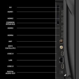 CHiQ U43QM10V - Smart TV 43 Inch - QLED Pro Google TV - UHD 4K - Randloos Metal Design - Dolby Audio - Nieuw — thumbnail 6