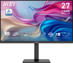MSI Modern MD272UPHG - 4K UHD Monitor - 60Hz - 27 Inch - HDR 400 - KVM Switch - USB Type-C PD 98W - 4 Way Adjustable — thumbnail 1