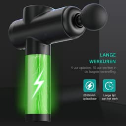 mavoa® Massage gun - massage pistool - theragun - Zwart — thumbnail 2
