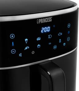 Princess Digitale Airfryer XXL 182254 - 8 liter - Extra Groot - PFAS vrij - Heteluchtfriteuse - Inclusief in hoogte verstelbaar Grillrack - Digital Touchscreen - 8 Automatische Programma's - 1800W - Zwart — thumbnail 19