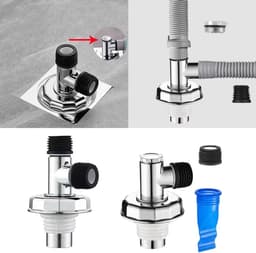 Wasmachine slangafdichting, wasmachine vloerafvoeradapter - anti-overloopafdichting — thumbnail 4