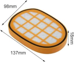 Stofzuigerfilters - 4 Stuks - Stofzuiger Schuimfilter - Steelstofzuiger - Schuimfilter - Filter Geschikt Voor Philips Speedpro Max 8000 Serie Fc5005/01, Cp0663/01 Aqua 7000 Serie Vervanging Schuimrubber Onderdeel - Oranje Kleur — thumbnail 2